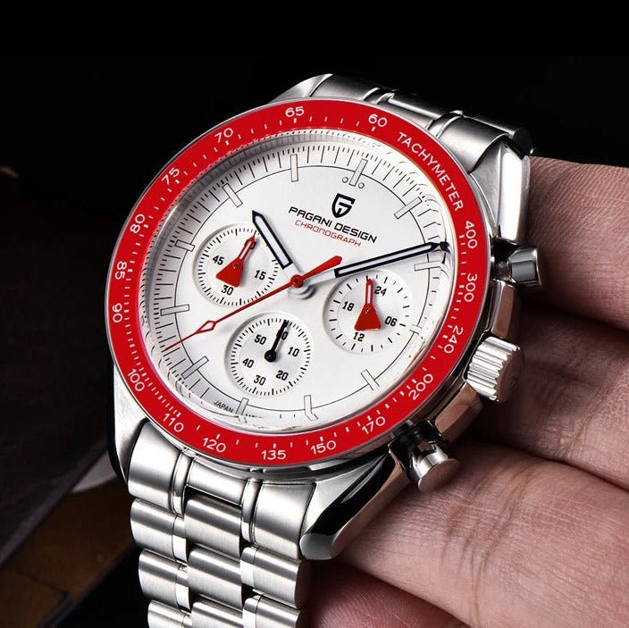 PD-1701 Daytona 40mm Chronograph Watch - Sapphire Crystal & 10 ATM
