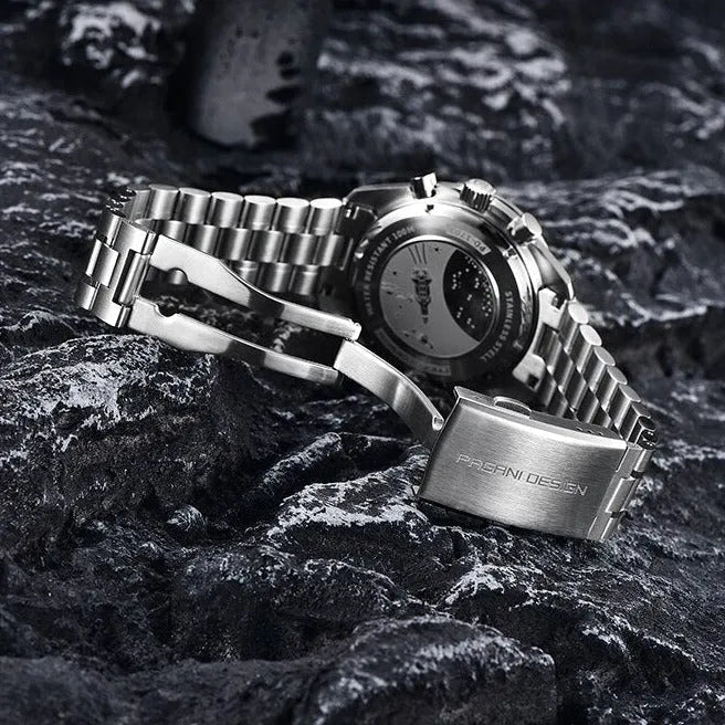 PD-1701 Daytona 40mm Chronograph Watch - Sapphire Crystal & 10 ATM