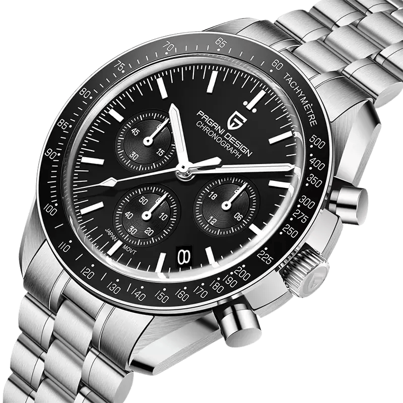 PD-1701 Daytona 40mm Chronograph Watch - Sapphire Crystal & 10 ATM
