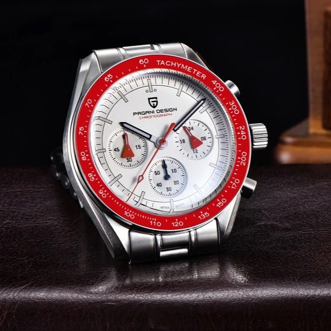 PD-1701 Daytona 40mm Chronograph Watch - Sapphire Crystal & 10 ATM