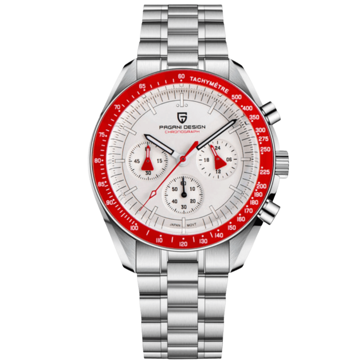 PD-1701 Daytona 40mm Chronograph Watch - Sapphire Crystal & 10 ATM