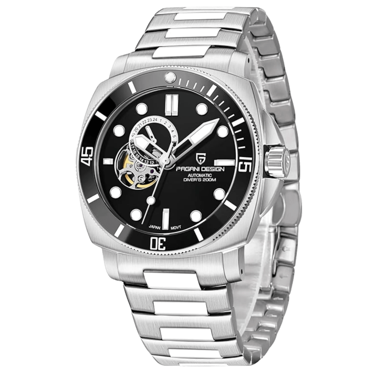 PD-1736 Submariner 43mm Automatic Watch - Sapphire Crystal & 20 BAR