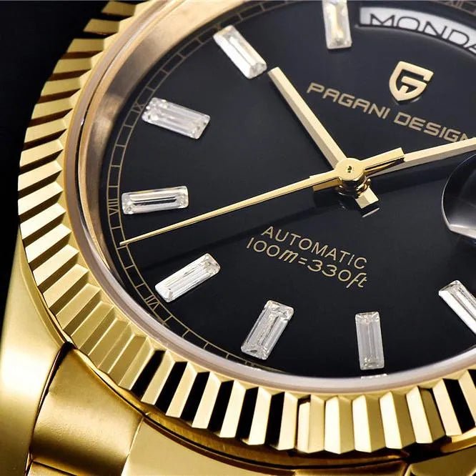 PD-1752 Day-Date 36mm Automatic Watch - Sapphire Crystal & 10 ATM