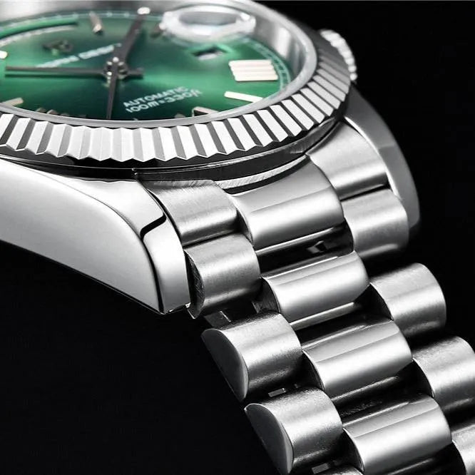 PD-1752 Day-Date 36mm Automatic Watch - Sapphire Crystal & 10 ATM