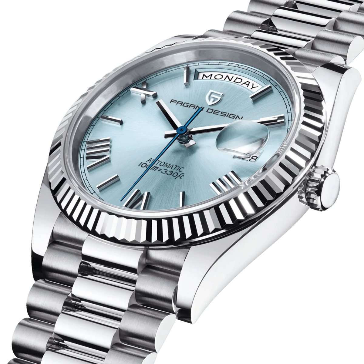 PD-1752 Day-Date 36mm Automatic Watch - Sapphire Crystal & 10 ATM