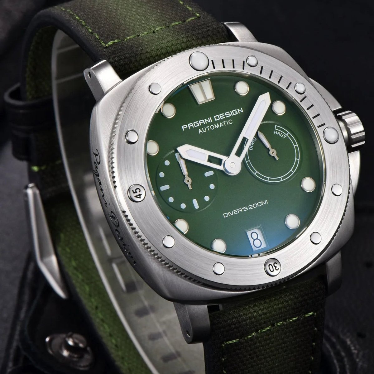 Pagani Design PD-1767 - 41mm Automatic Watch Stainless Steel 200m